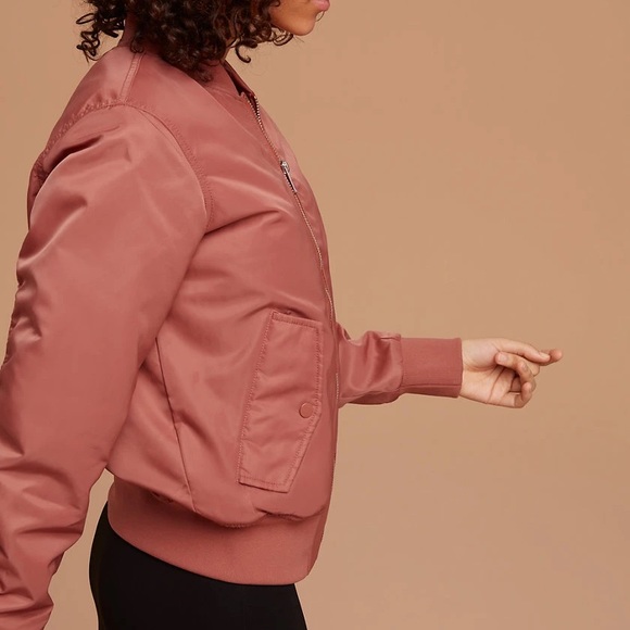 Aritzia Green Wilfred Free Avion Bomber Jacket - Picture 3 of 11